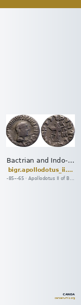 Bactrian and Indo-Greek Coinage Apollodotus II 3.4 — CANOA