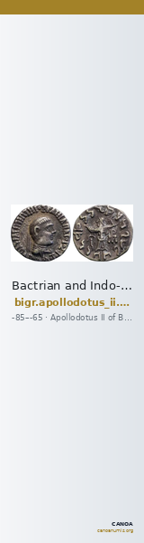 Bactrian and Indo-Greek Coinage Apollodotus II 3.5 — CANOA