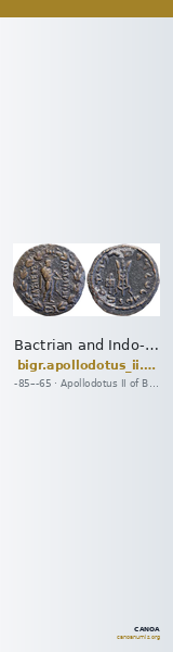 Bactrian and Indo-Greek Coinage Apollodotus II 5.1 — CANOA