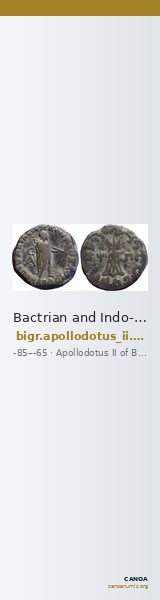 Bactrian and Indo-Greek Coinage Apollodotus II 6.1 — CANOA
