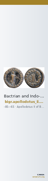 Bactrian and Indo-Greek Coinage Apollodotus II 6.2 — CANOA