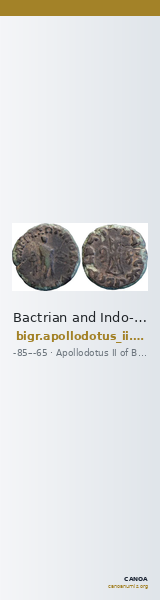 Bactrian and Indo-Greek Coinage Apollodotus II 6.3 — CANOA