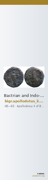 Bactrian and Indo-Greek Coinage Apollodotus II 6.7 — CANOA