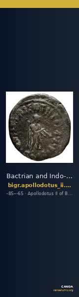 Bactrian and Indo-Greek Coinage Apollodotus II 6.8 — CANOA