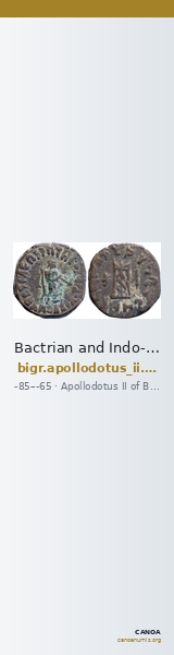 Bactrian and Indo-Greek Coinage Apollodotus II 6.9 — CANOA
