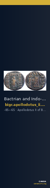 Bactrian and Indo-Greek Coinage Apollodotus II 7.1 — CANOA