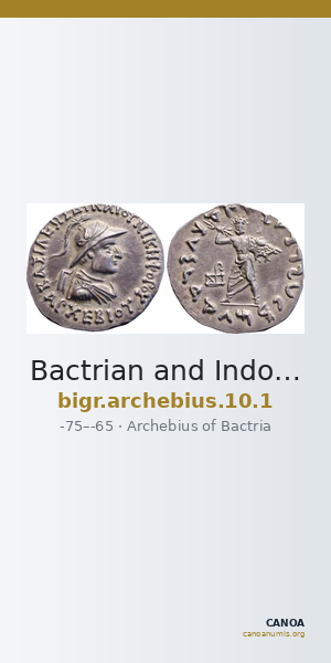 Bactrian and Indo-Greek Coinage Archebius 10.1 — CANOA