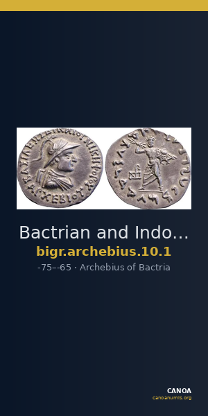 Bactrian and Indo-Greek Coinage Archebius 10.1 — CANOA