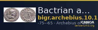 Bactrian and Indo-Greek Coinage Archebius 10.1 — CANOA