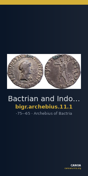 Bactrian and Indo-Greek Coinage Archebius 11.1 — CANOA