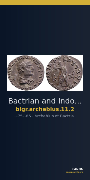 Bactrian and Indo-Greek Coinage Archebius 11.2 — CANOA