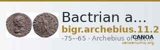 Bactrian and Indo-Greek Coinage Archebius 11.2 — CANOA