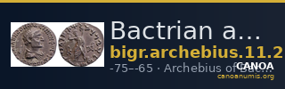 Bactrian and Indo-Greek Coinage Archebius 11.2 — CANOA