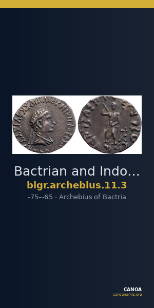 Bactrian and Indo-Greek Coinage Archebius 11.3 — CANOA