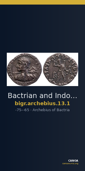 Bactrian and Indo-Greek Coinage Archebius 13.1 — CANOA