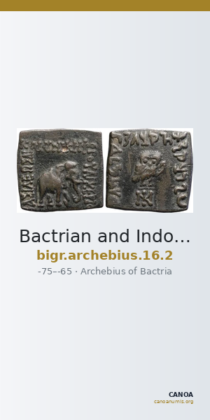 Bactrian and Indo-Greek Coinage Archebius 16.2 — CANOA