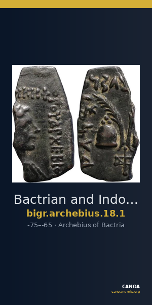 Bactrian and Indo-Greek Coinage Archebius 18.1 — CANOA