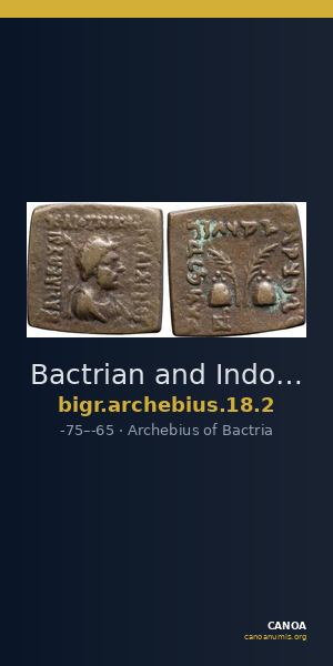 Bactrian and Indo-Greek Coinage Archebius 18.2 — CANOA