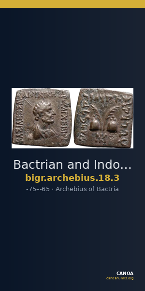 Bactrian and Indo-Greek Coinage Archebius 18.3 — CANOA