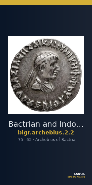 Bactrian and Indo-Greek Coinage Archebius 2.2 — CANOA