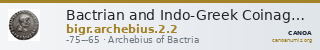 Bactrian and Indo-Greek Coinage Archebius 2.2 — CANOA