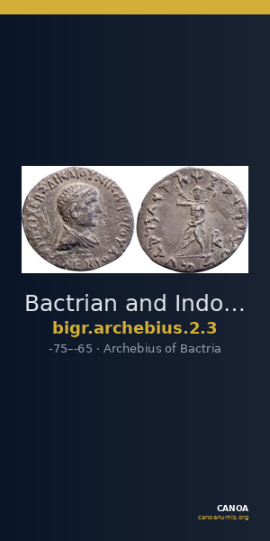 Bactrian and Indo-Greek Coinage Archebius 2.3 — CANOA