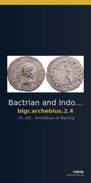 Bactrian and Indo-Greek Coinage Archebius 2.4 — CANOA
