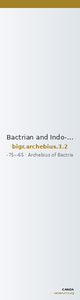 Bactrian and Indo-Greek Coinage Archebius 3.2 — CANOA