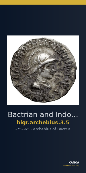 Bactrian and Indo-Greek Coinage Archebius 3.5 — CANOA