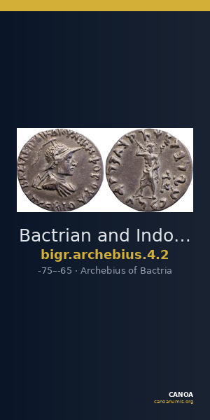 Bactrian and Indo-Greek Coinage Archebius 4.2 — CANOA