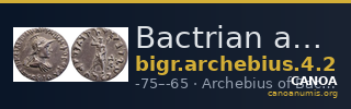 Bactrian and Indo-Greek Coinage Archebius 4.2 — CANOA
