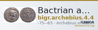 Bactrian and Indo-Greek Coinage Archebius 4.4 — CANOA