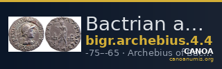 Bactrian and Indo-Greek Coinage Archebius 4.4 — CANOA