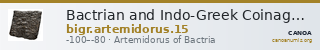 Bactrian and Indo-Greek Coinage Artemidorus 15 — CANOA
