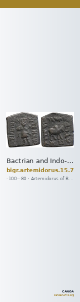 Bactrian and Indo-Greek Coinage Artemidorus 15.7 — CANOA