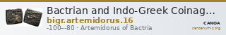 Bactrian and Indo-Greek Coinage Artemidorus 16 — CANOA