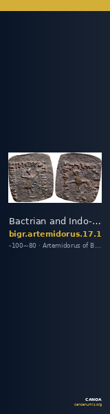 Bactrian and Indo-Greek Coinage Artemidorus 17.1 — CANOA