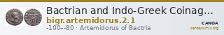Bactrian and Indo-Greek Coinage Artemidorus 2.1 — CANOA