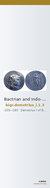 Bactrian and Indo-Greek Coinage Demetrius I 1.3 — CANOA