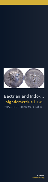 Bactrian and Indo-Greek Coinage Demetrius I 1.8 — CANOA