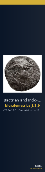 Bactrian and Indo-Greek Coinage Demetrius I 1.9 — CANOA