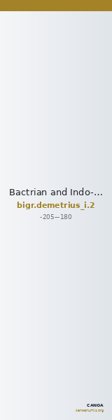 Bactrian and Indo-Greek Coinage Demetrius I 2 — CANOA