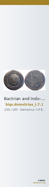 Bactrian and Indo-Greek Coinage Demetrius I 7.1 — CANOA