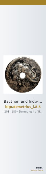 Bactrian and Indo-Greek Coinage Demetrius I 8.5 — CANOA