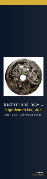 Bactrian and Indo-Greek Coinage Demetrius I 8.5 — CANOA