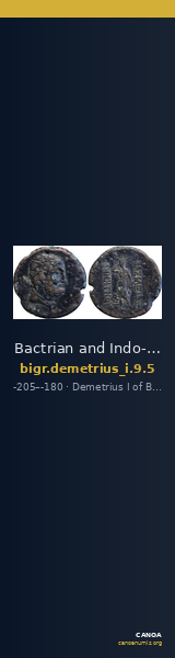 Bactrian and Indo-Greek Coinage Demetrius I 9.5 — CANOA