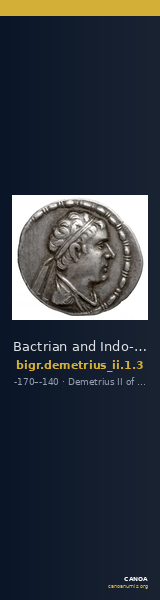 Bactrian and Indo-Greek Coinage Demetrius II 1.3 — CANOA