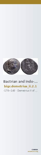 Bactrian and Indo-Greek Coinage Demetrius II 2.1 — CANOA