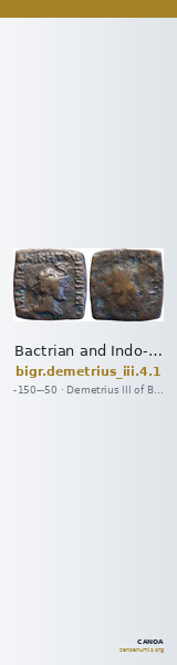 Bactrian and Indo-Greek Coinage Demetrius III 4.1 — CANOA