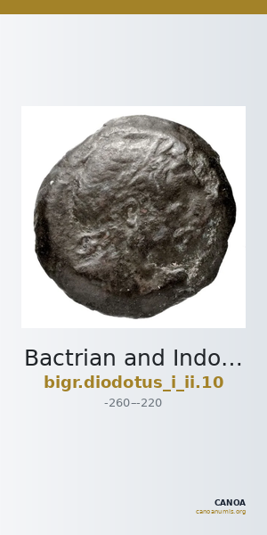 Bactrian and Indo-Greek Coinage Diodotus I or Diodotus II 10 — CANOA